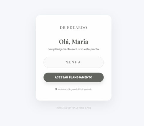 Nexo - acesso exclusivo do paciente